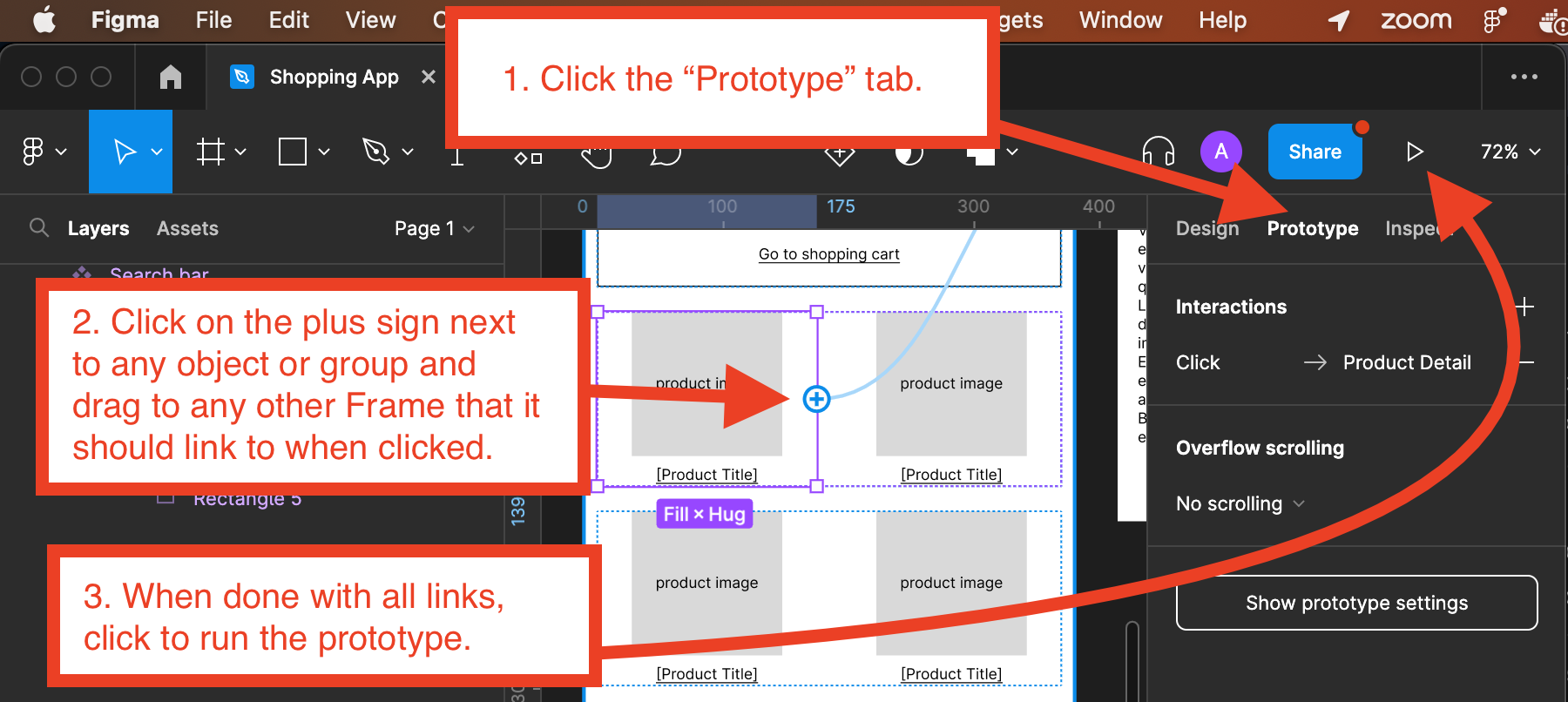 Create a prototype