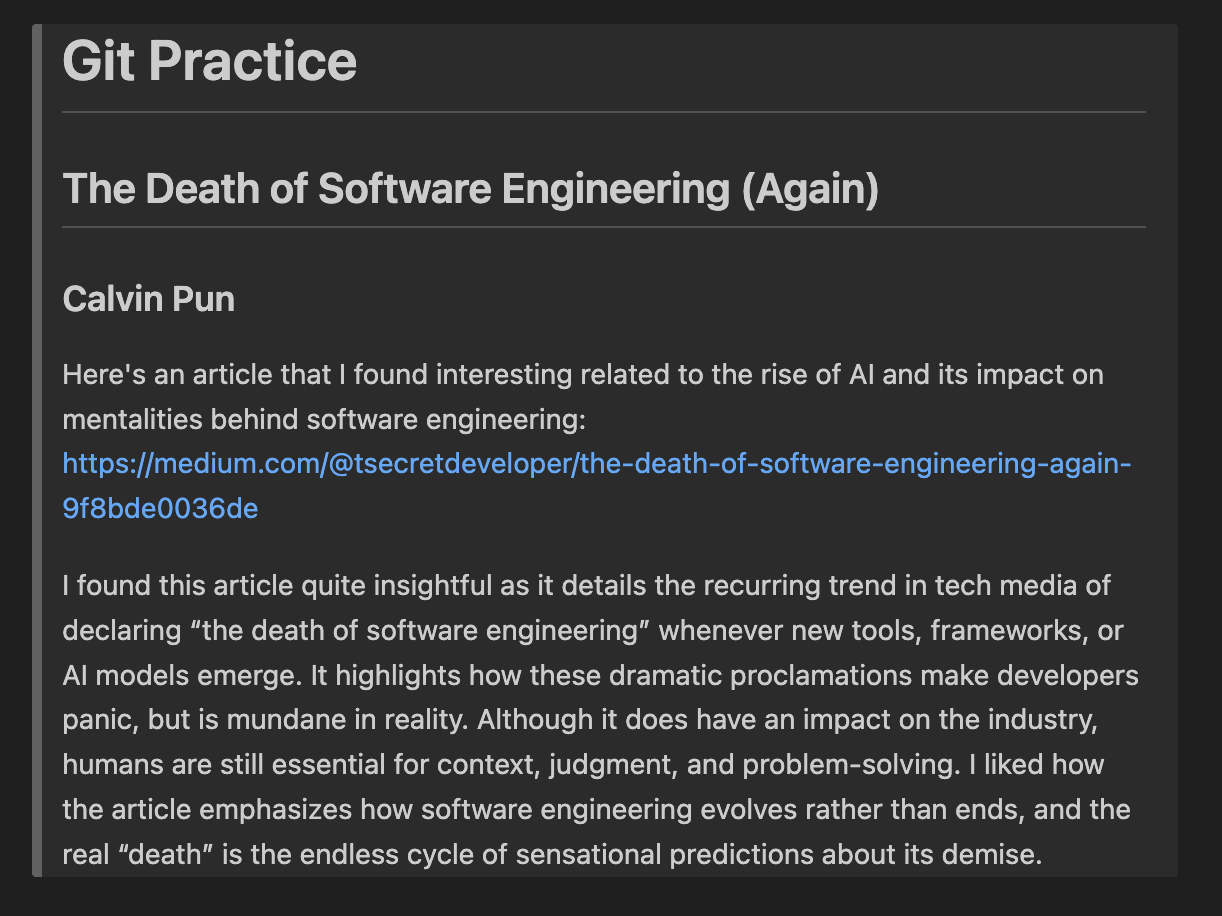 A useless raw URL in the link