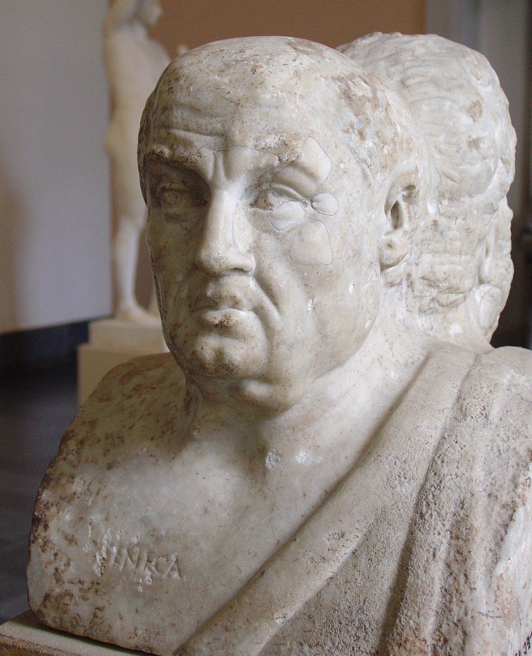 Seneca, part of double-herm in Antikensammlung Berlin