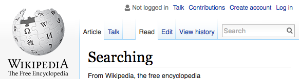 Wikipedia.org search box