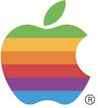 Original Apple logo, circa 1977