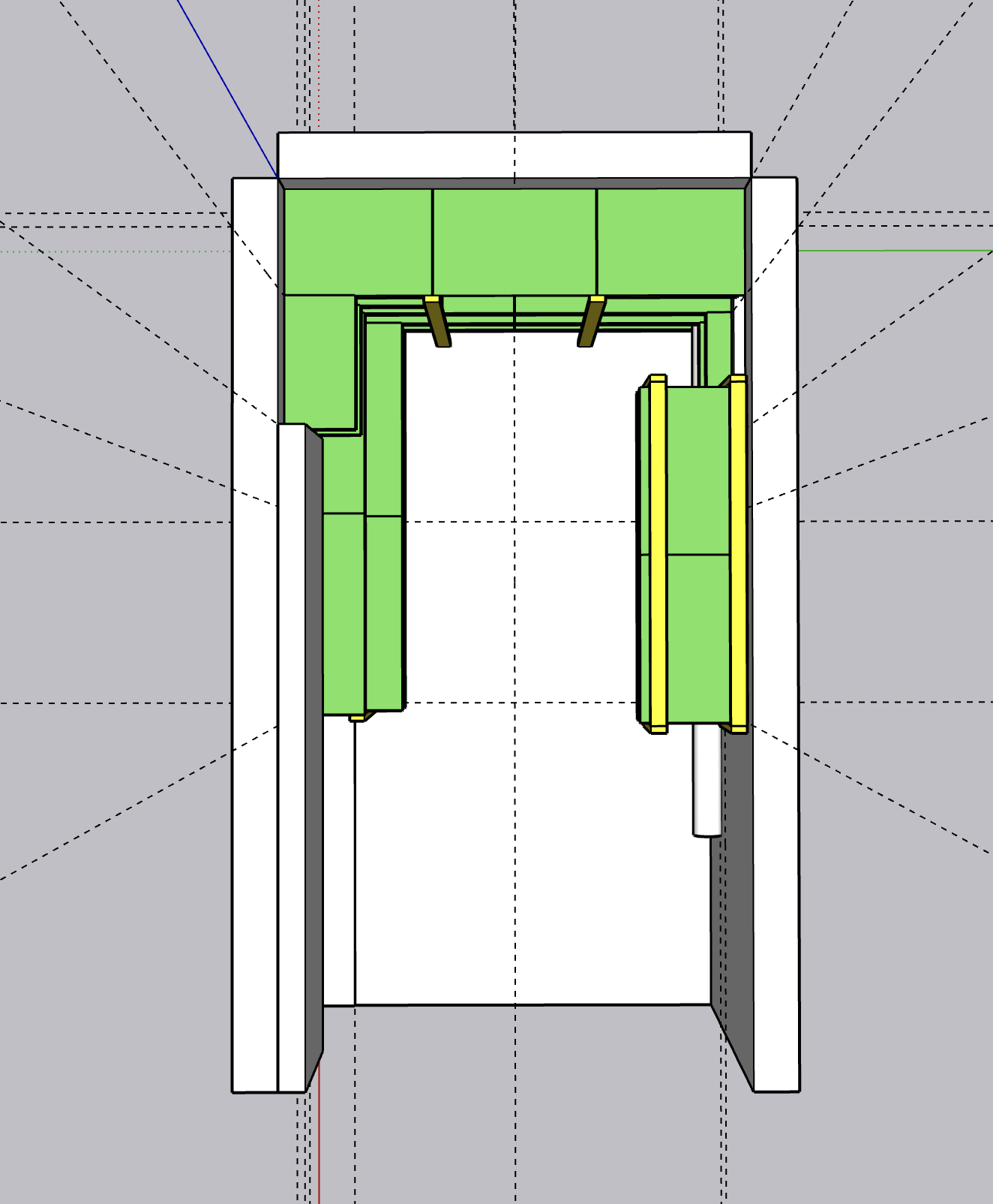 Garage shelving 3d model 3