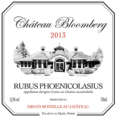 Château Bloomberg 2013 Wineberry
label